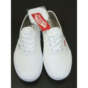 Vans Women's Authentic Pro Classic True White Canvas Skate shoes Sizes NWT